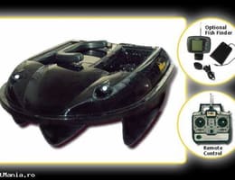 barca plantat momeala cu telecomanda K-Karp(2 CUVE) Black queen