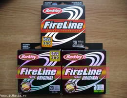 Vand 3 role fir textil Berkley Fireline USA (10,20,30 LB)