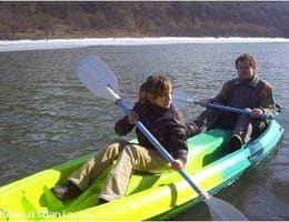 Caiac fibra sticla Dublu