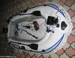 BARCA GONFLABILA CU MOTOR