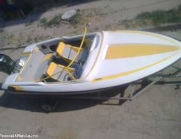 VAND BARCA FLETCHER BRAVO+MOTOR MARINER 75+TRAILER