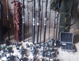 vand lansete ,mulinete,rod-pod+4 senzori cu telecomanda,bete undita,combinizoane