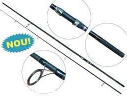 3Lansete happy carp 3,60 m carbon