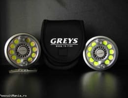 mulineta fly Greys Streamlite#3/4, cu tambur rezerva
