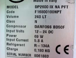 Vand frigider 12v/24v cu compresor.