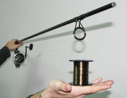 Asezarea firului pe tamburul mulinetei