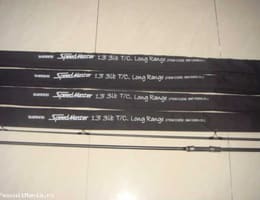 4 Shimano Speed Master 13\' 3lb