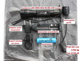 Vand kit lanterna de vanatoare cu led