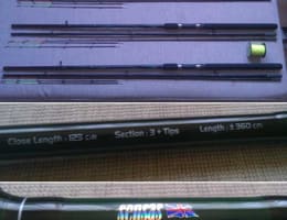 3 lansete feeder + 600m