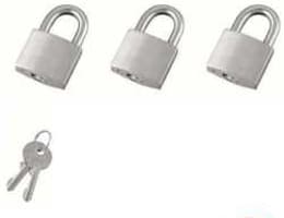 Set de 3 lacate marine 