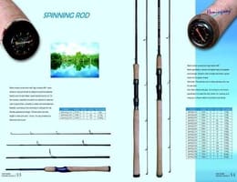 Vand lansete spinning 2.10 M, carbon - Hemingway Navigation